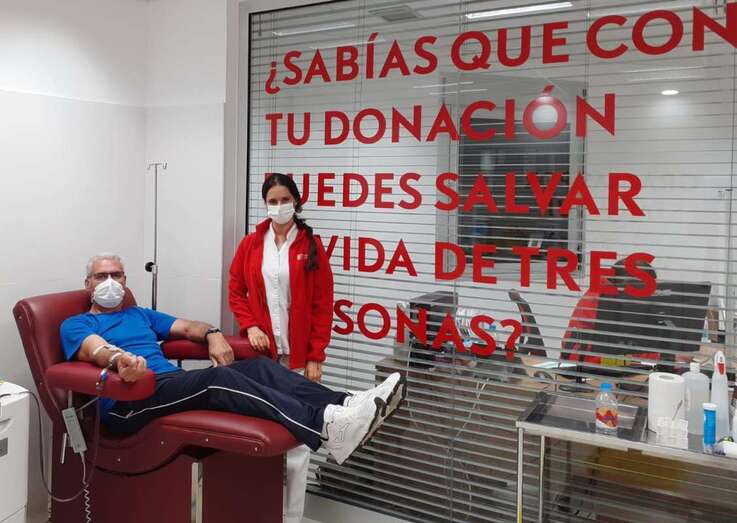 Donante de sangre/TA.